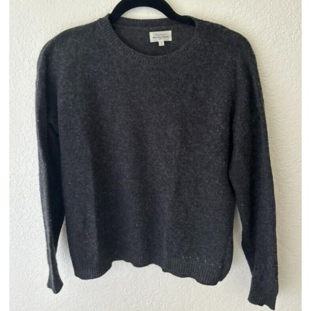 Hartford Sweater Women's 100% Cashmere Sweater Grey Long Sleeve Size 1 (US 2-4)